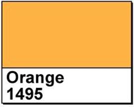 Picture of 1.5" Circle Thermal Transfer Labels, Orange 1495, 3" Core